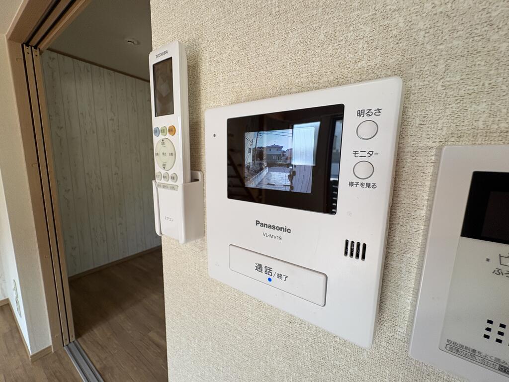 セキュリティ　モニター付きインターホンで安心安全に♪