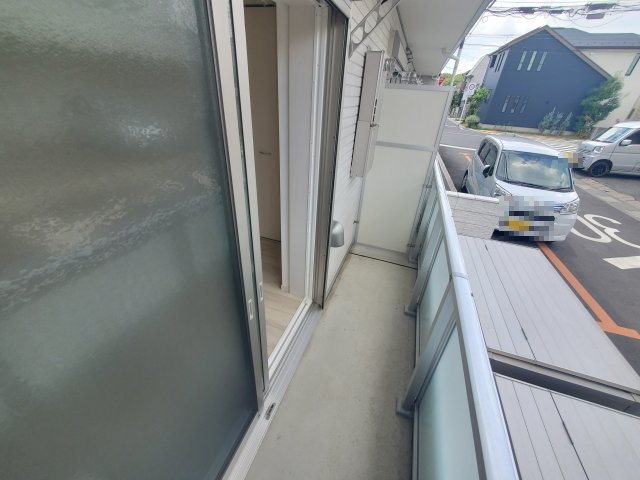 バルコニー　バルコニーがあります