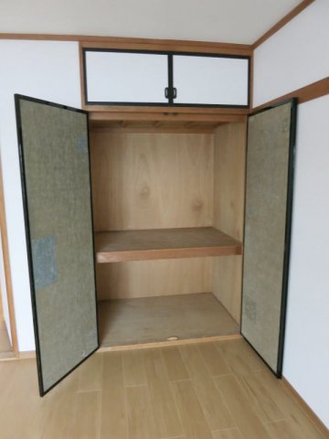 収納　たっぷりとした収納スペースです
