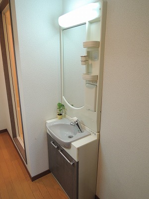 洗面設備　独立洗面台※別号室の参考写真になります。