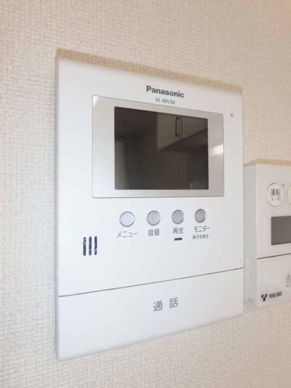 セキュリティ　モニターホン付きで来客時も安心　イメージ