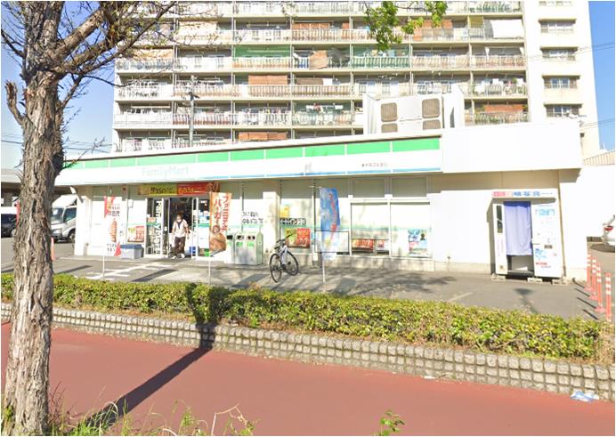 コンビニ　ファミリーマート 東大阪瓜生堂店（コンビニ）まで519m