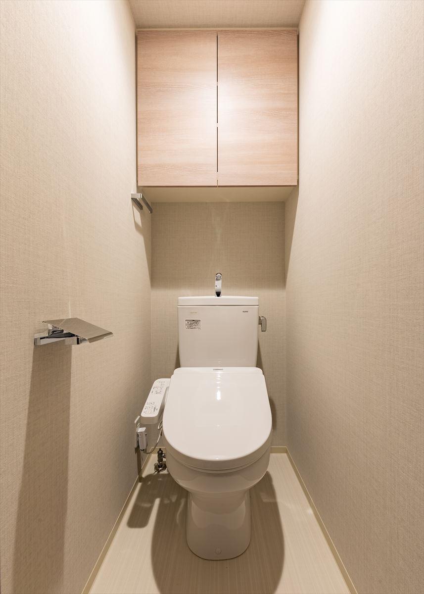 トイレ　ゆったりとした空間のトイレです