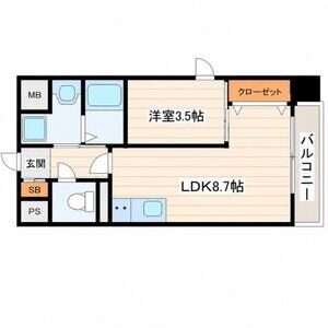 仙台市地下鉄南北線 勾当台公園駅 徒歩9分 8階建 築4年の間取り写真