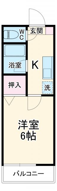 東急田園都市線 たまプラーザ駅 徒歩7分 2階建 築33年の間取り写真