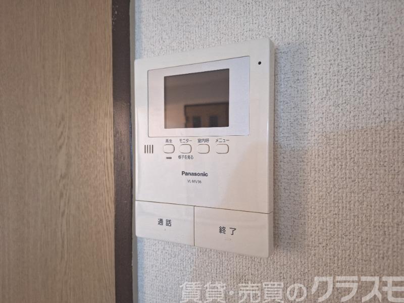 セキュリティ　来訪者が確認できるモニターホン♪
