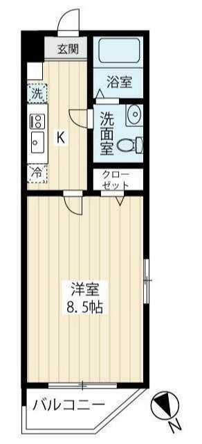 アンベリール吉祥寺EASTの間取り写真