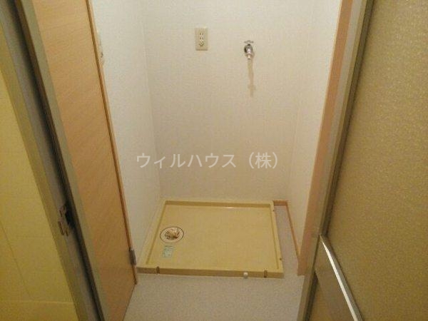 洗面設備　室内洗濯機置き場！