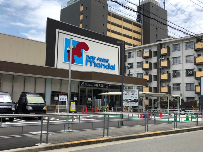 スーパー　万代（スーパー）まで22m