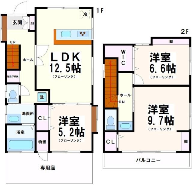 北烏山3丁目戸建の間取り写真