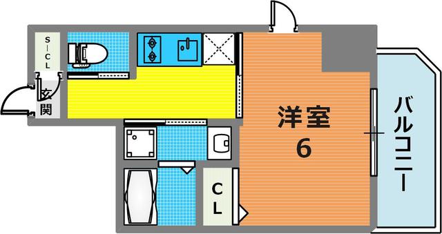 エステムコート神戸元町ヒルズの間取り写真
