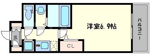 エスリード松屋町SOUTHの間取り写真