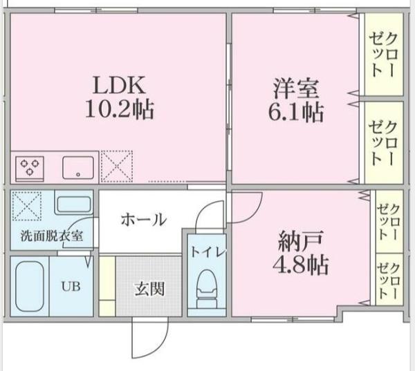 フォレスト南林間の間取り写真