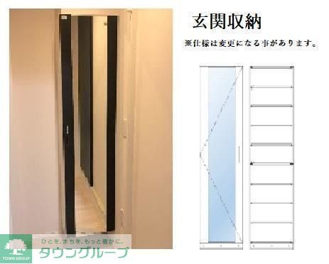 仮)川越市的場スターテラスIIの玄関写真