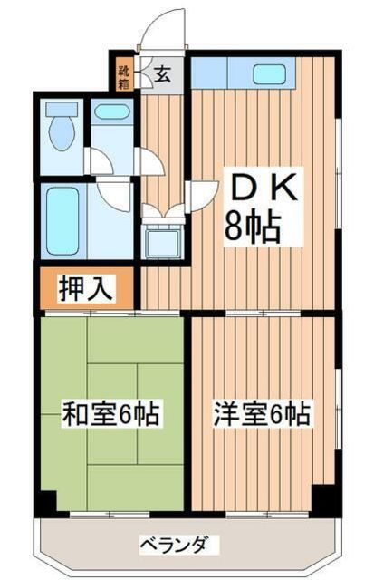 サンコートの間取り写真