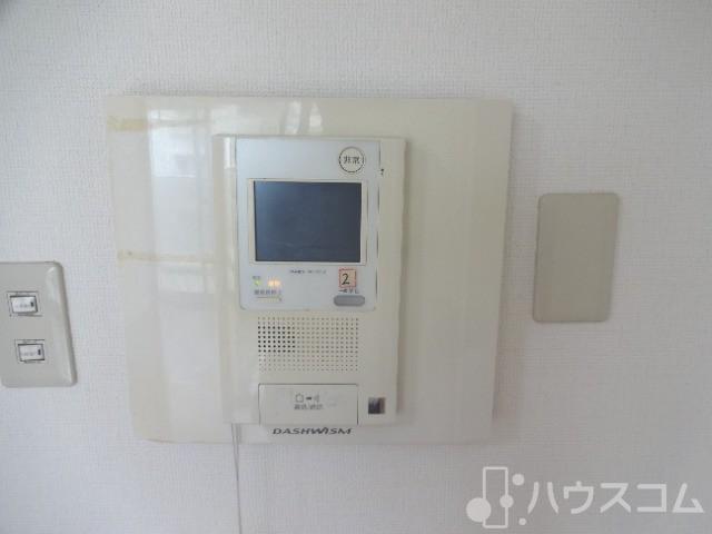 セキュリティ　急な来客でも室内から顔が確認できると安心ですよね☆