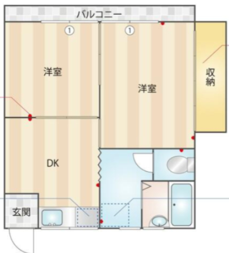 コートハウスの間取り写真