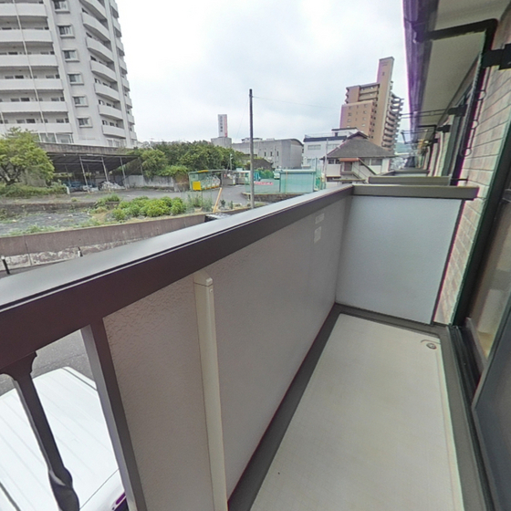 バルコニー　※別部屋の写真です