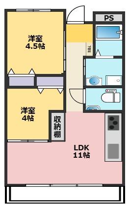 高見マンションの間取り写真