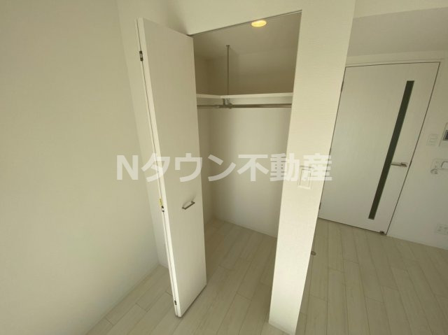 収納　たっぷりとした収納スペースです