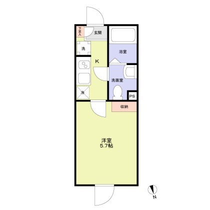 Kei ei Residence稲毛の間取り写真