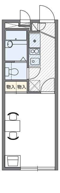 小田急小田原線 本厚木駅 2階建 築18年の間取り写真