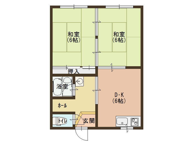 堀池マンションの間取り