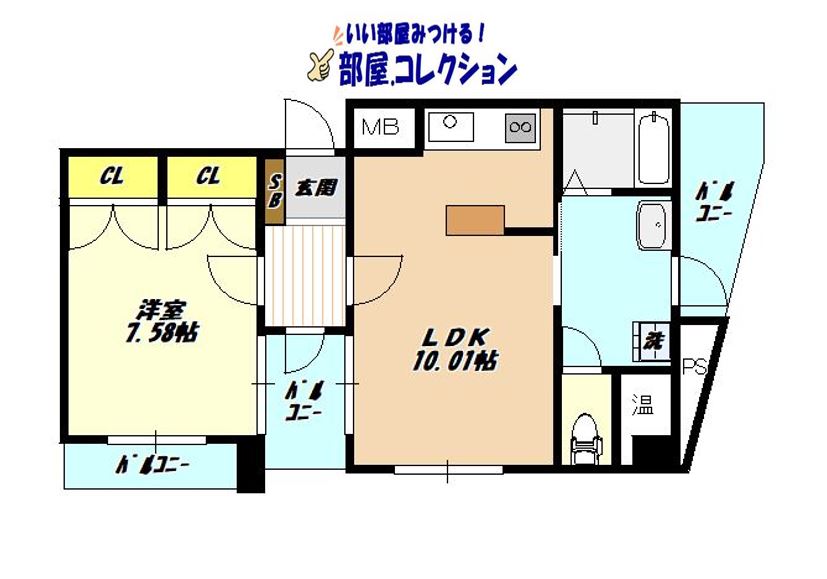 gala小倉の間取り写真