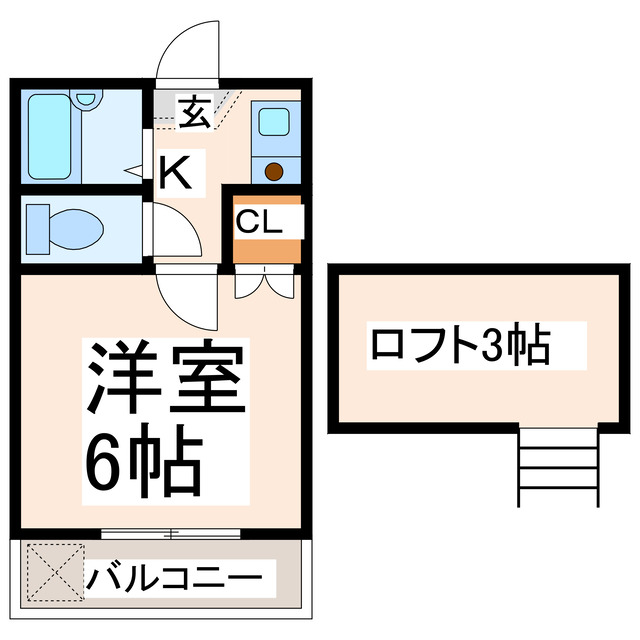 レオパレス弥生の間取り