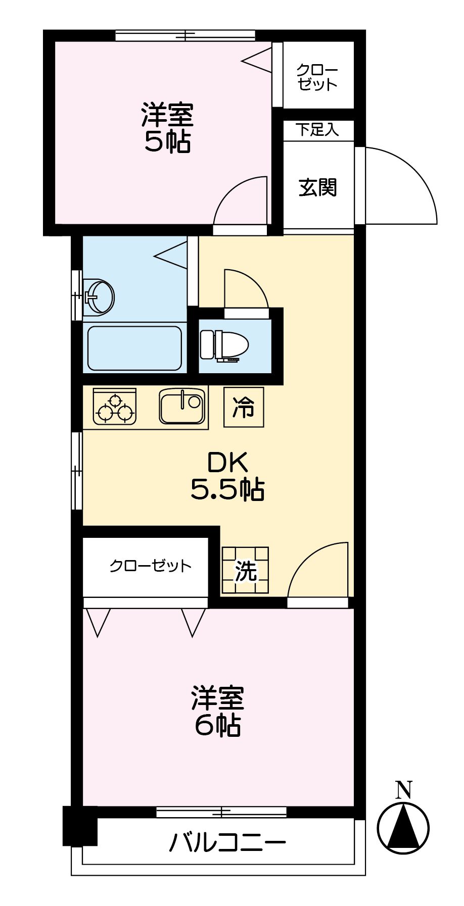 フルリノベーションマンション（上板橋駅より徒歩2分）女性限定の間取り