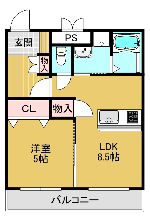 バイリンガルマンションの間取り