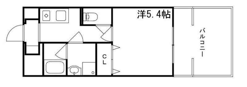 姫路市東雲町のマンションの間取り