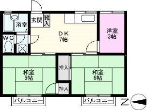 ノジリコーポの間取り