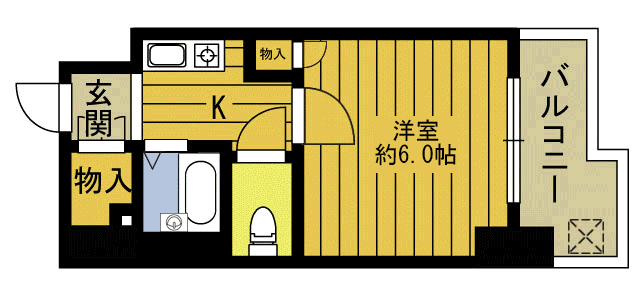 ベルエール大分大在の間取り