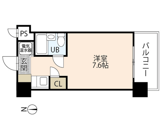 広島市西区井口のマンションの間取り