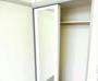 収納　広々としたクローゼットで収納力抜群です。