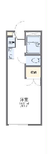 レオパレスプラージュの間取り