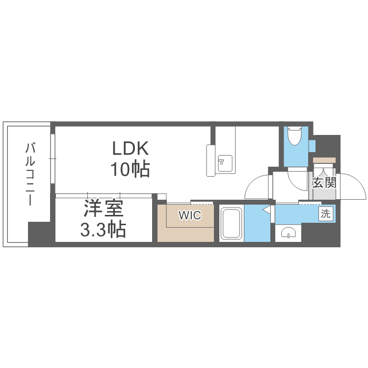 ＲＥＳＩＤＥＮＣＥ南福岡の間取り