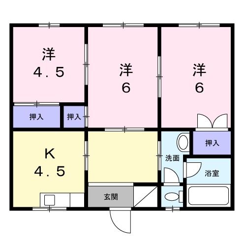 サンコーポ諏訪の間取り