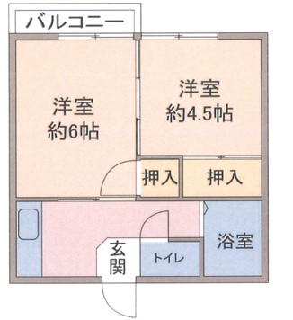 第二コーポ伊藤の間取り