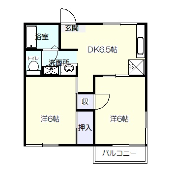 シャルマン豊の間取り