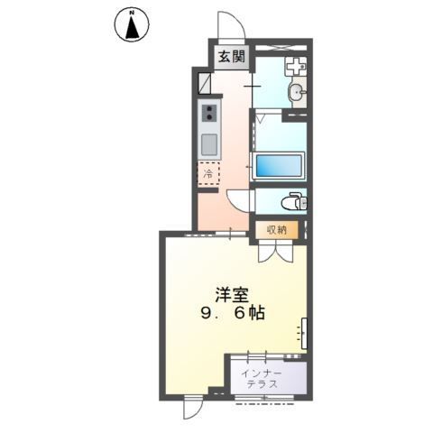 揖保郡太子町糸井のアパートの間取り