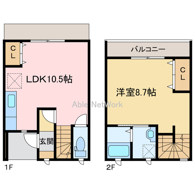 Oleth東田の間取り