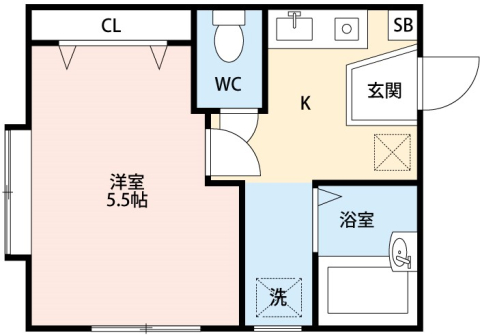 ルーミングハウスの間取り