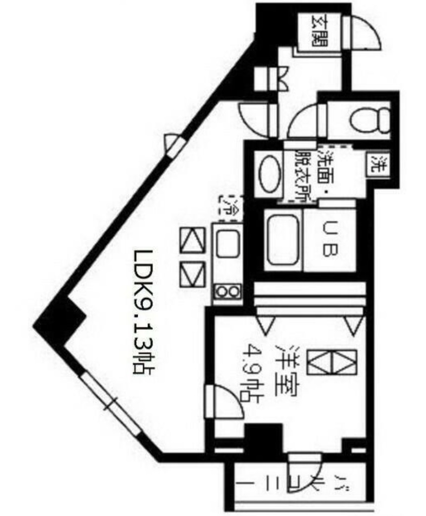 クム目黒五番館の間取り