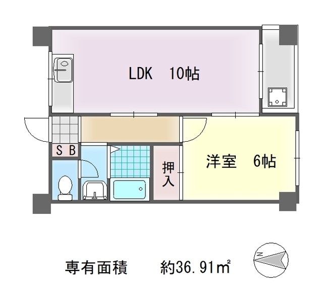 SAMSQUARE宝ヶ池の間取り