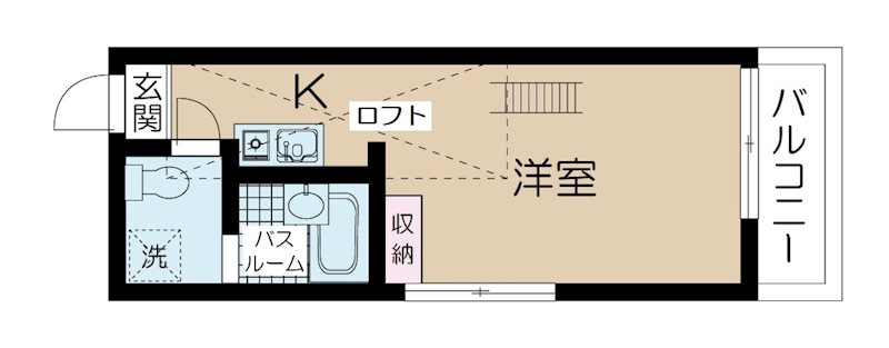 長浜アパートの間取り