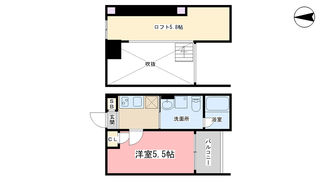 リゾレステ山科の間取り