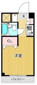 シャルマン高砂IIの間取り