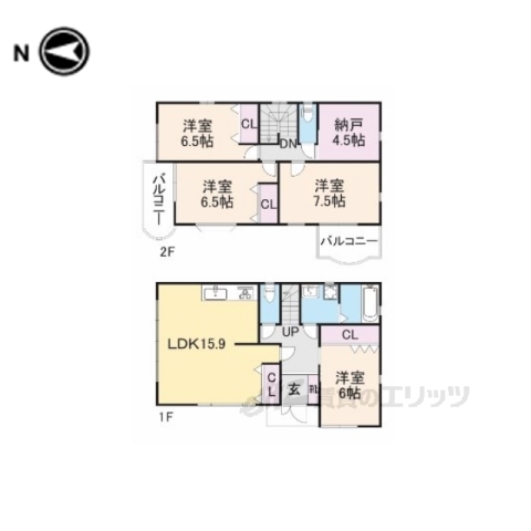 長岡京市東神足のその他の間取り